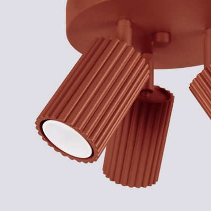 Brilagi - LED Bodové svítidlo CRESTO 3xGU10/10W/230V červená