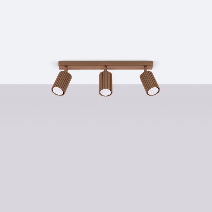 Brilagi - LED Bodové svítidlo CRESTO 3xGU10/10W/230V hnědá