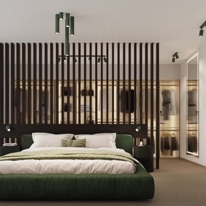 Brilagi - LED Bodové svítidlo CRESTO 3xGU10/10W/230V zelená