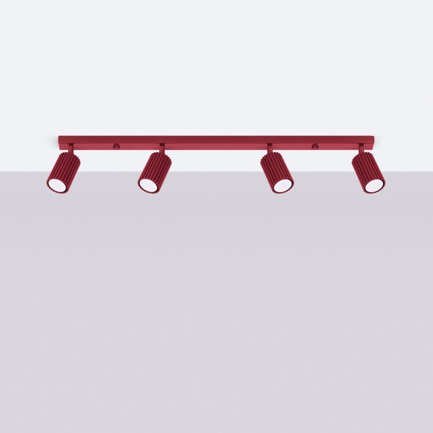 Brilagi - LED Bodové svítidlo CRESTO 4xGU10/10W/230V burgundy