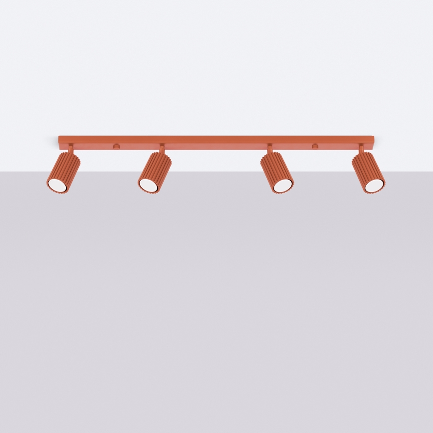 Brilagi - LED Bodové svítidlo CRESTO 4xGU10/10W/230V červená