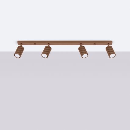 Brilagi - LED Bodové svítidlo CRESTO 4xGU10/10W/230V hnědá