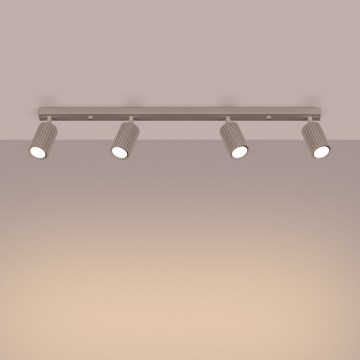 Brilagi - LED Bodové svítidlo CRESTO 4xGU10/10W/230V taupe