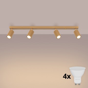 Brilagi - LED Bodové svítidlo CRESTO 4xGU10/10W/230V zlatá