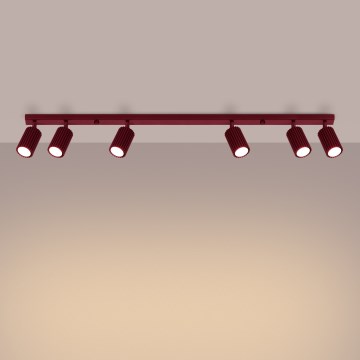 Brilagi - LED Bodové svítidlo CRESTO 6xGU10/10W/230V burgundy