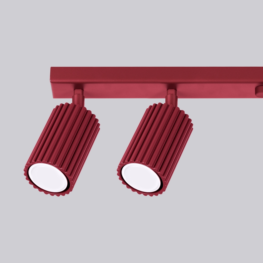 Brilagi - LED Bodové svítidlo CRESTO 6xGU10/10W/230V burgundy
