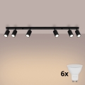 Brilagi - LED Bodové svítidlo CRESTO 6xGU10/10W/230V černá