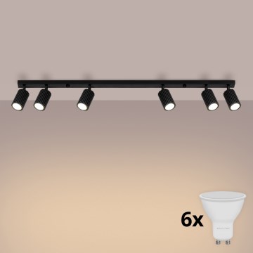 Brilagi - LED Bodové svítidlo CRESTO 6xGU10/10W/230V černá
