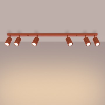 Brilagi - LED Bodové svítidlo CRESTO 6xGU10/10W/230V červená