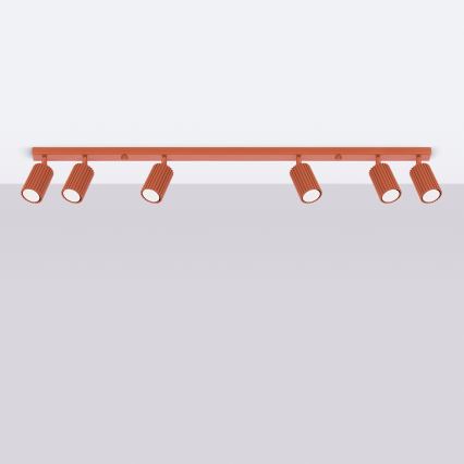 Brilagi - LED Bodové svítidlo CRESTO 6xGU10/10W/230V červená