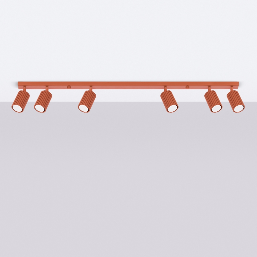 Brilagi - LED Bodové svítidlo CRESTO 6xGU10/10W/230V červená