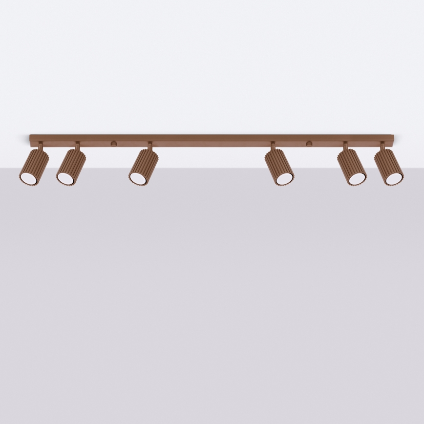 Brilagi - LED Bodové svítidlo CRESTO 6xGU10/10W/230V hnědá