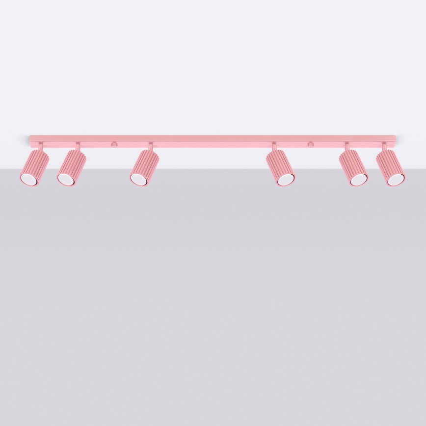 Brilagi - LED Bodové svítidlo CRESTO 6xGU10/10W/230V růžová