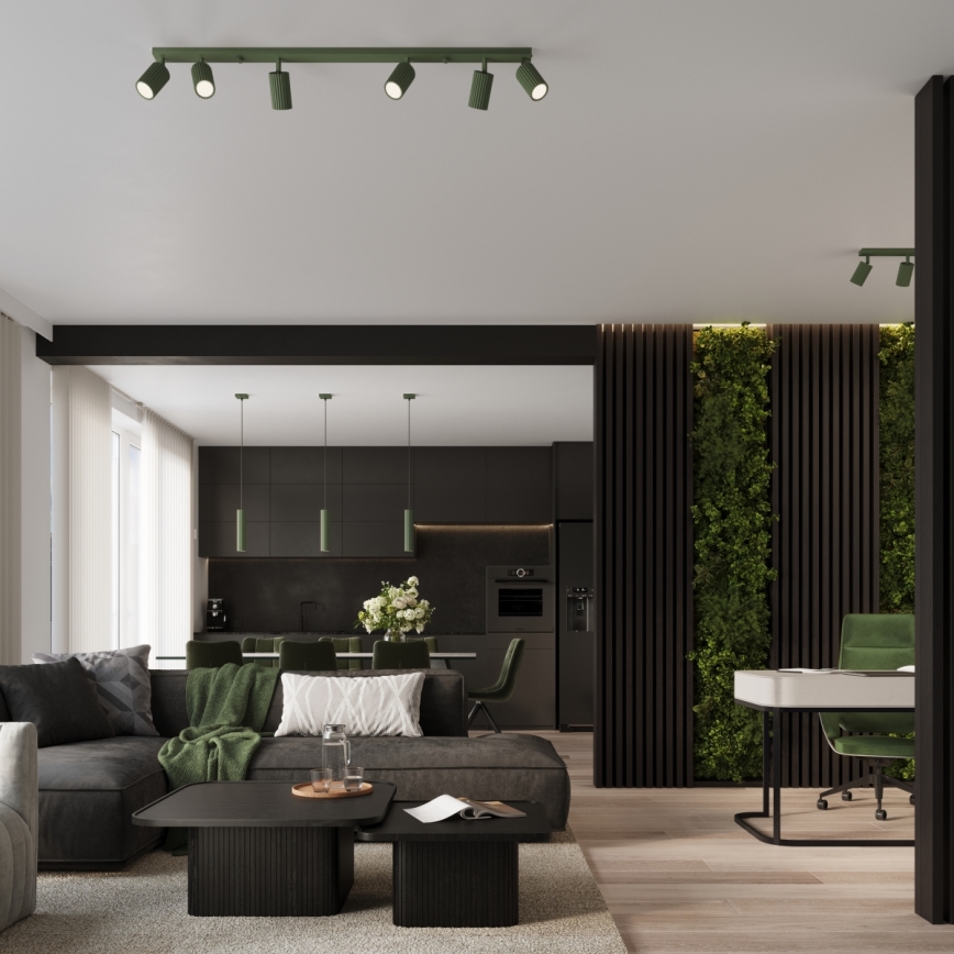 Brilagi - LED Bodové svítidlo CRESTO 6xGU10/10W/230V zelená