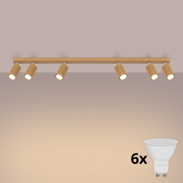 Brilagi - LED Bodové svítidlo CRESTO 6xGU10/10W/230V zlatá