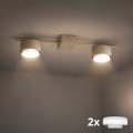 Brilagi - LED Bodové svítidlo MONO 2xGX53/13W/230V béžová