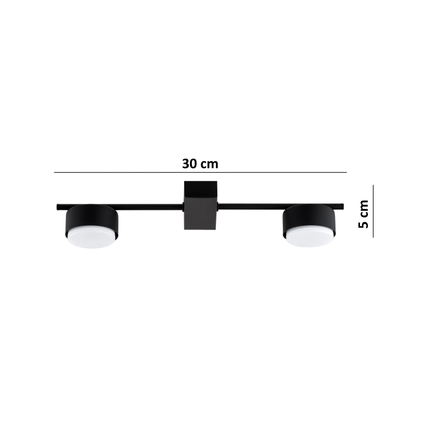 Brilagi - LED Bodové svítidlo MONO 2xGX53/13W/230V černá