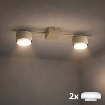 Brilagi - LED Bodové svítidlo MONO 2xGX53/30W/230V béžová