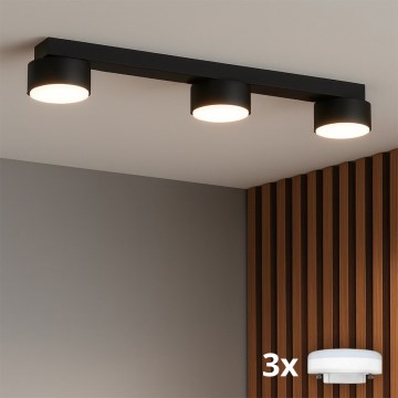 Brilagi - LED Bodové svítidlo MONO 3xGX53/12W/230V černá