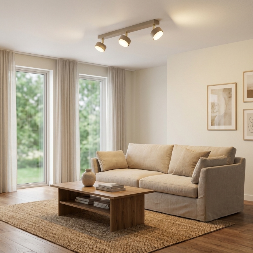 Brilagi - LED Bodové svítidlo MONO 3xGX53/30W/230V béžová