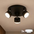 Brilagi - LED Bodové svítidlo MONO 3xGX53/30W/230V černá