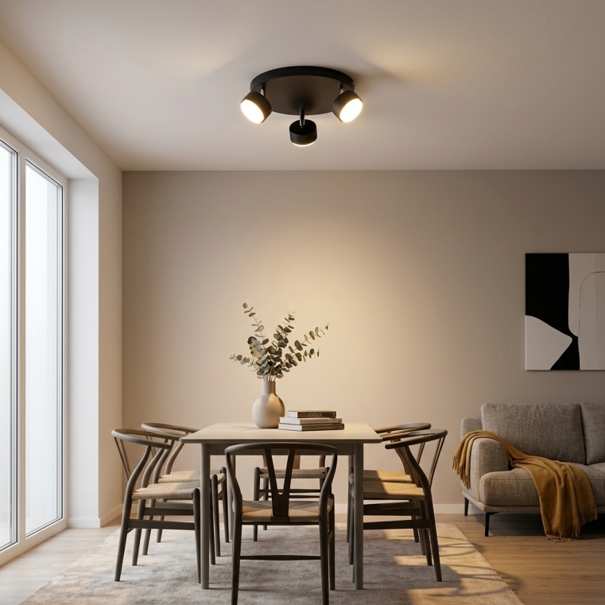 Brilagi - LED Bodové svítidlo MONO 3xGX53/30W/230V černá