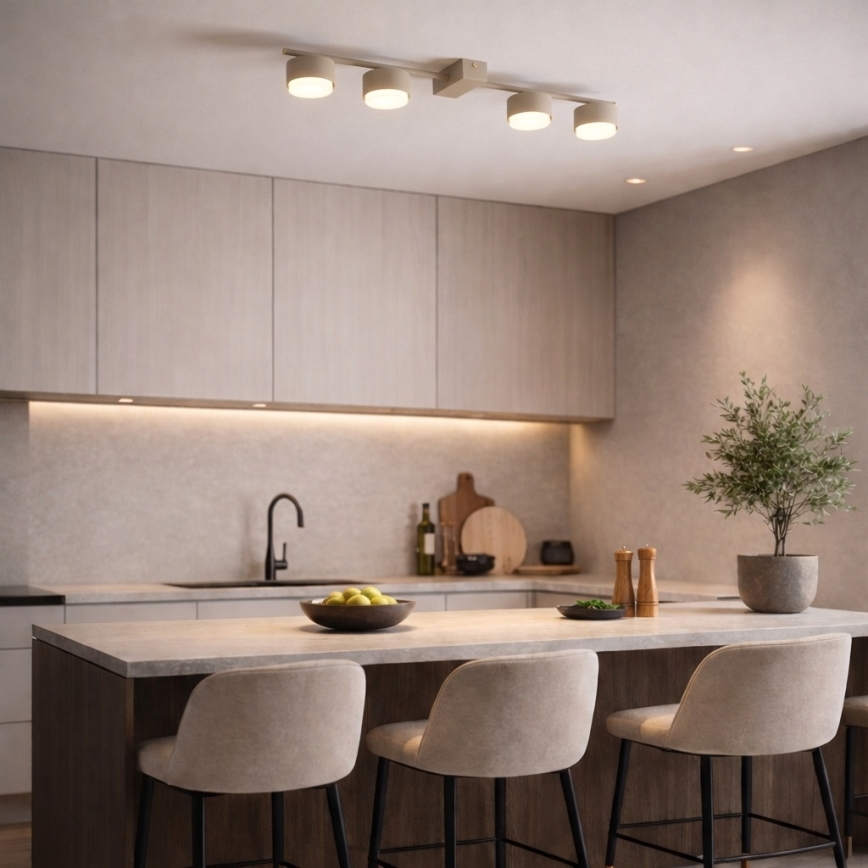 Brilagi - LED Bodové svítidlo MONO 4xGX53/30W/230V béžová