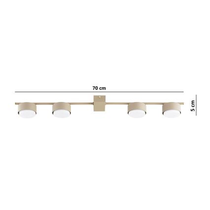Brilagi - LED Bodové svítidlo MONO 4xGX53/30W/230V béžová