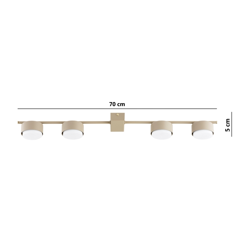 Brilagi - LED Bodové svítidlo MONO 4xGX53/30W/230V béžová