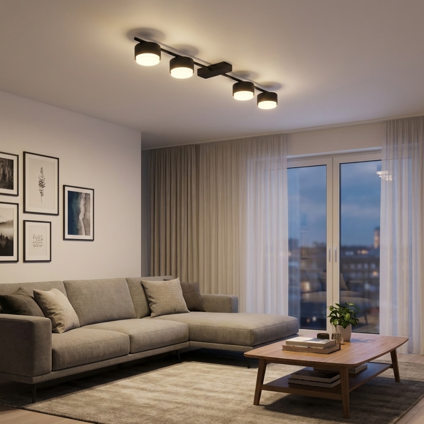 Brilagi - LED Bodové svítidlo MONO 4xGX53/30W/230V černá