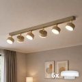 BRILAGI - LED Bodové svítidlo MONO 6xGX53/30W/230V béžová/zlatá