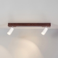 BRILAGI - LED Bodové svítidlo SELE 2xGU10/30W/230V + LED/15W bílá/dekor třešně