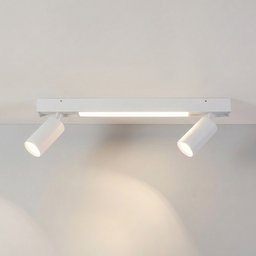 Brilagi - LED Bodové svítidlo SELE 2xGU10/30W/230V + LED/15W bílá