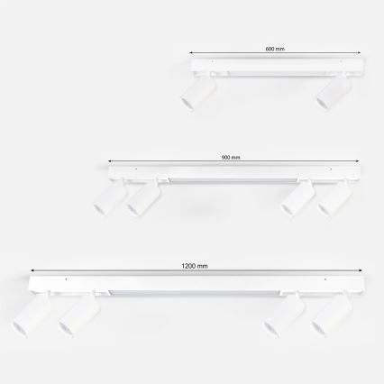 Brilagi - LED Bodové svítidlo SELE 4xGU10/30W/230V + LED/25W bílá