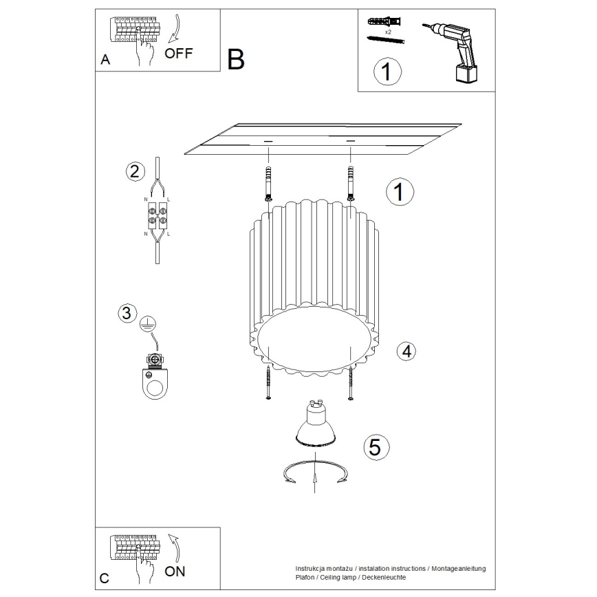 Brilagi - LED Bodové svítidlo SFERA 1xGU10/10W/230V pr. 10 cm hnědá