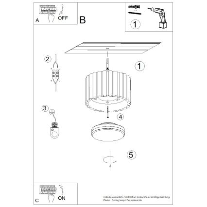 Brilagi - LED Bodové svítidlo SFERA 1xGX53/30W/230V pr. 10 cm krémová