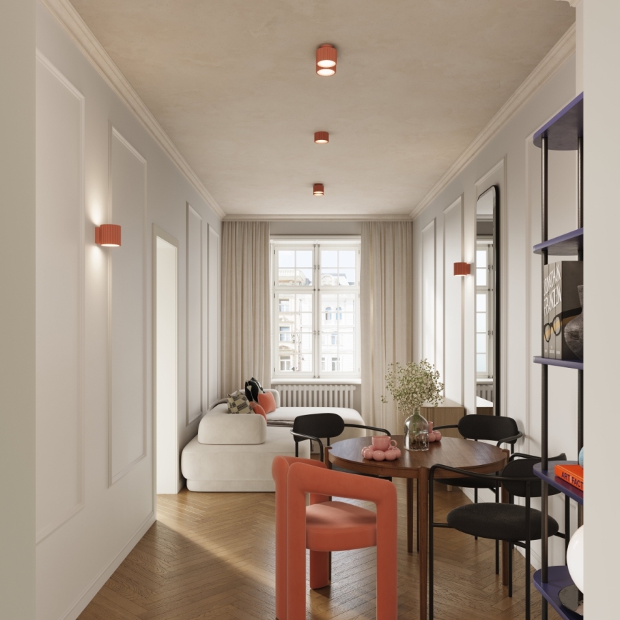 Brilagi - LED Bodové svítidlo SFERA 1xGX53/30W/230V pr. 10 cm růžová