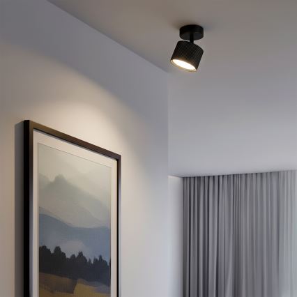 BRILAGI - LED Bodové svítidlo STRIPY 1xGX53/15W/230V pr. 82 mm černá