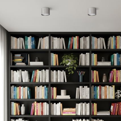 Brilagi - LED Bodové svítidlo STRIPY 1xGX53/15W/230V stříbrná