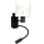 Brilagi - LED Dětská flexibilní nástěnná lampa BOBO 1xE27/25W/230V + LED/3W černá/bílá/jednorožci