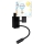 Brilagi - LED Dětská flexibilní nástěnná lampa BOBO 1xE27/25W/230V + LED/3W černá/bílá/zvířátka