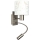 Brilagi - LED Dětská flexibilní nástěnná lampa BOBO 1xE27/25W/230V + LED/3W matný chrom/bílá/králíčci