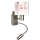 Brilagi - LED Dětská flexibilní nástěnná lampa BOBO 1xE27/25W/230V + LED/3W matný chrom/bílá/růžová/baletky