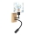 Brilagi - LED Dětská flexibilní nástěnná lampa BOBO WOOD 1xE27/25W/230V + LED/3W dub/černá/bílá/modrá/medvídci