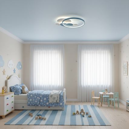 Brilagi - LED Dětské stropní svítidlo LOVE LED/48W/230V 3000/4500/6000K modrá