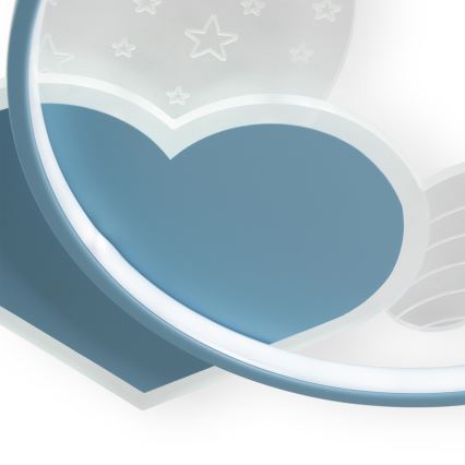 Brilagi - LED Dětské stropní svítidlo LOVE LED/48W/230V 3000/4500/6000K modrá