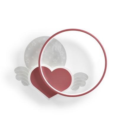 Brilagi - LED Dětské stropní svítidlo LOVE LED/48W/230V 3000/4500/6000K růžová