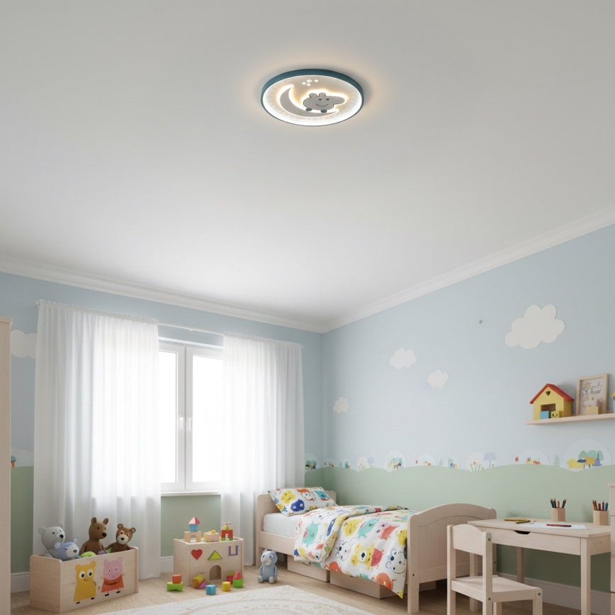 Brilagi - LED Dětské stropní svítidlo PIGGY LED/70W/230V 3000/4500/6000K pr. 45 cm