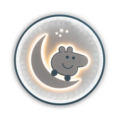 Brilagi - LED Dětské stropní svítidlo PIGGY LED/70W/230V 3000/4500/6000K pr. 45 cm