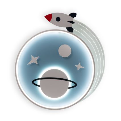 Brilagi - LED Dětské stropní svítidlo STARSHIP LED/64W/230V 3000/4500/6000K modrá